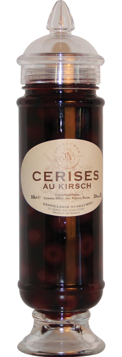 Bocal de cerises au kirsch - Produits de la distillerie - Nos produits