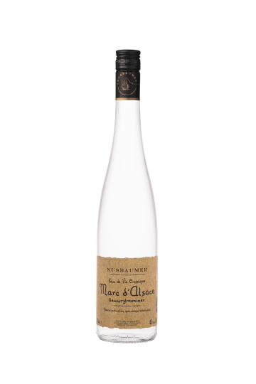 Eau-de-vie de Marc d'Alsace Gewuztraminer 45° 70cl Distillerie Artisanale Nusbaumer