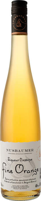 Liqueur Fine Orange 40° 70cl Distillerie Artisanale Nusbaumer