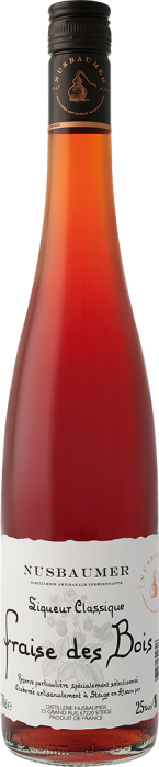 Liqueur Fraise des Bois 25° 70cl Distillerie Artisanale Nusbaumer 