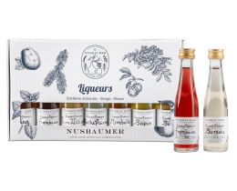 Coffret de liqueurs - Nusbaumer - 7 mignonnettes