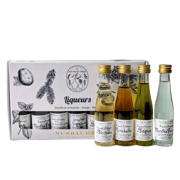 Coffret de 7 mignonnettes - Liqueurs Nusbaumer