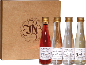 COFFRET "DECOUVERTE" - Distillerie Jos Nusbaumer- Eaux-de-vie - liqueurs