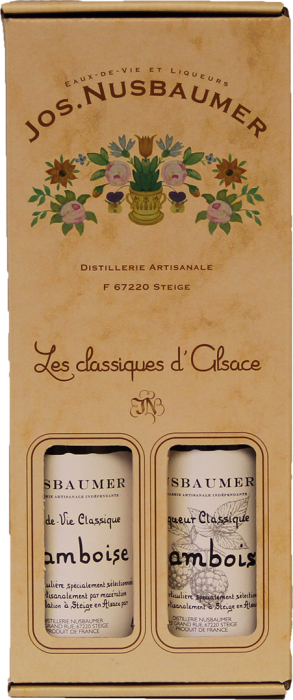 COFFRET FRAMBOISE (1EDV+1LIQUEUR) 35 CL - Ditillerie Nusbaumer