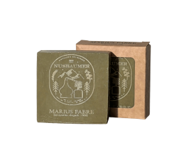 Savon à l'huile d'olive, aromatisé à la verveine, distillerie Nusbaumer